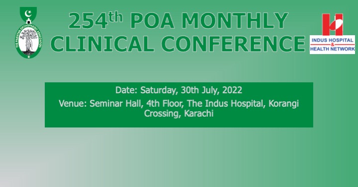 254th POA MONTHLY CLINICAL CONFERENCE